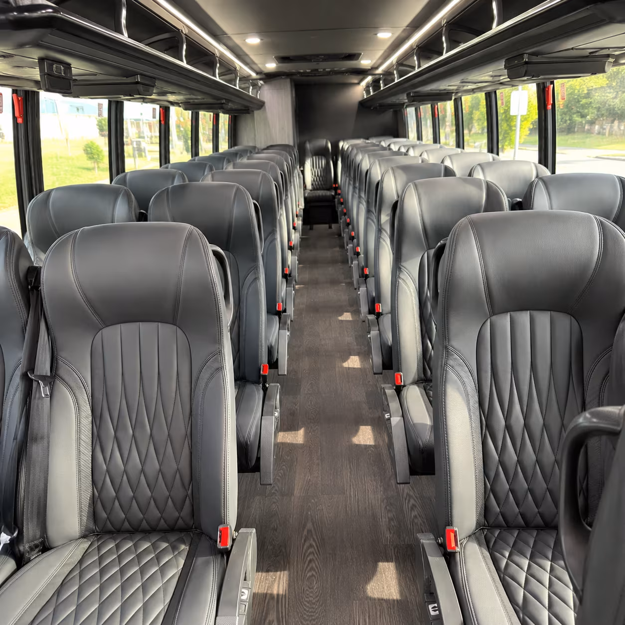 28 passenger minibus inside