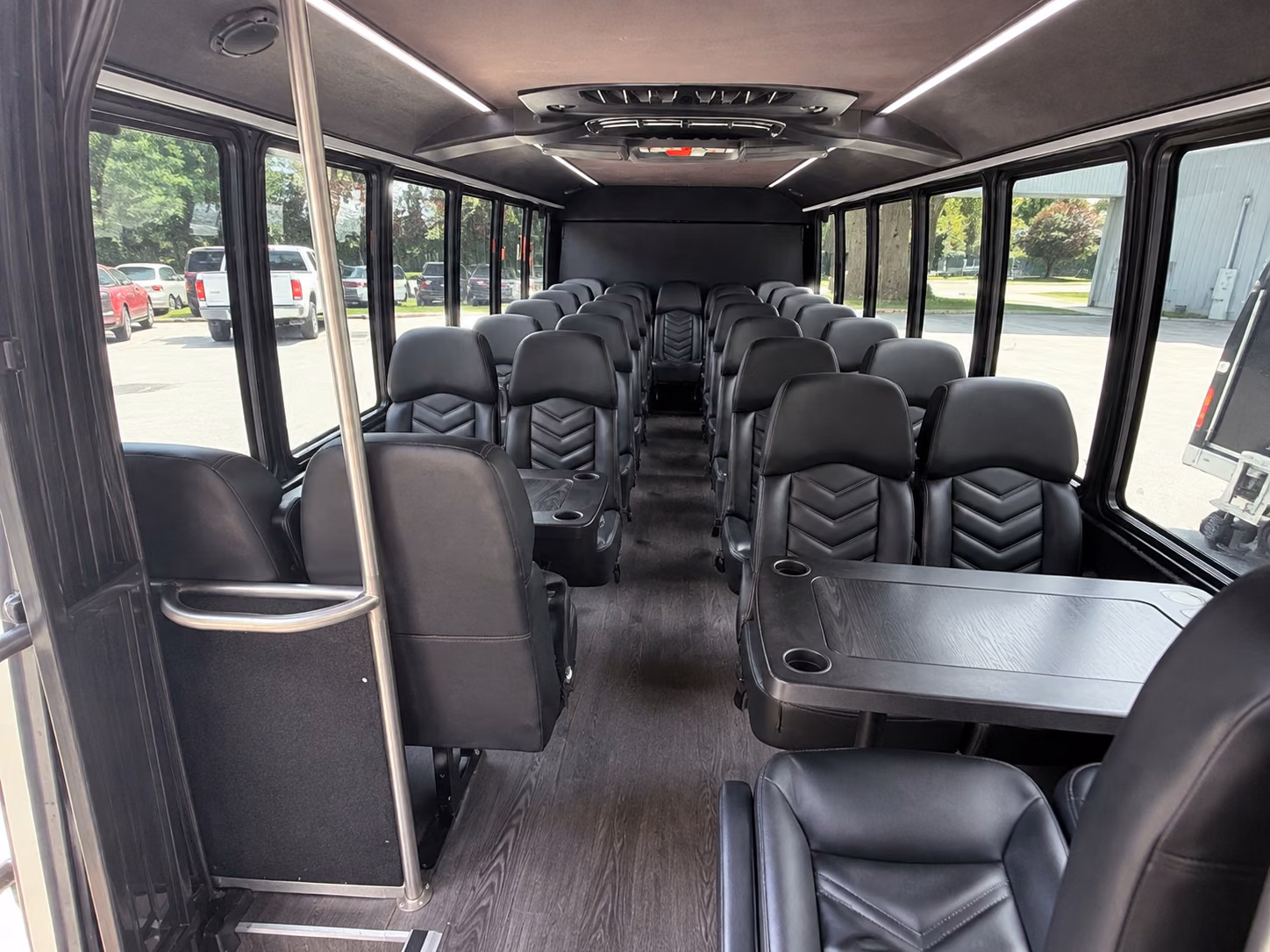 detroit corporate event transportation onboard seating
