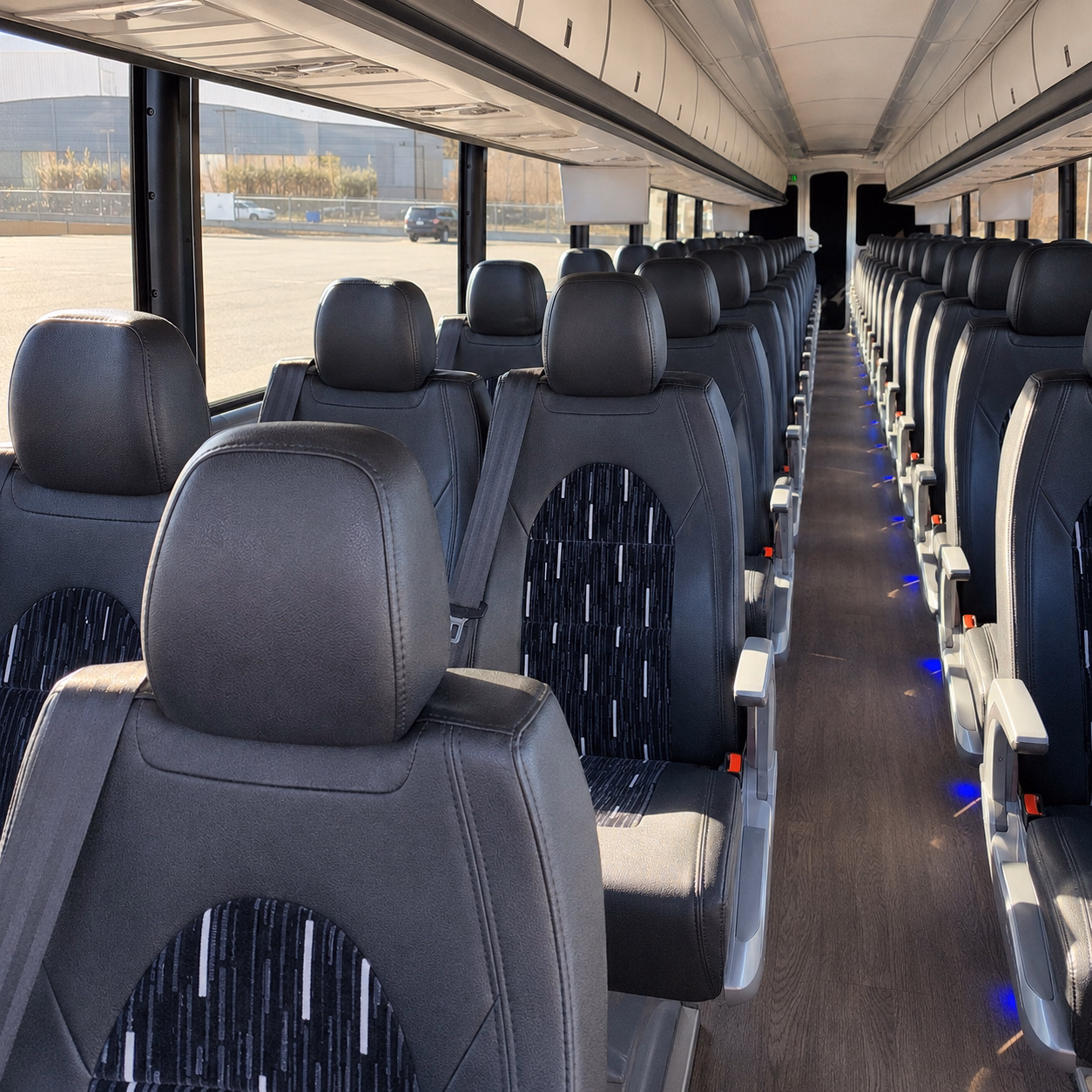 detroit employee transportation onboard seating