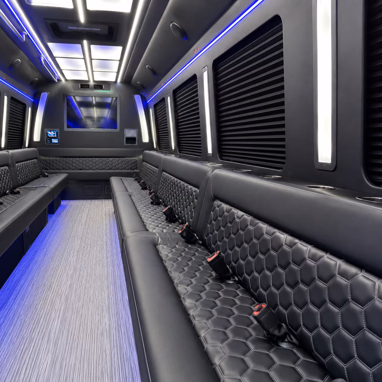 detroit party bus rentals inside
